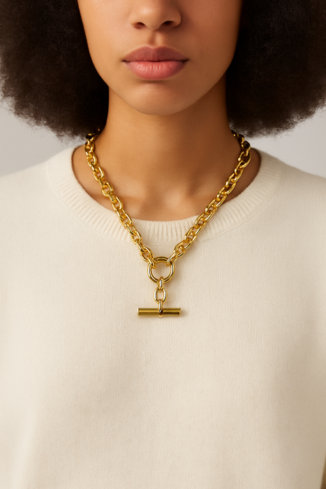 Chunky T-Bar Necklace