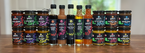 Yau's Oriental cooking sauces