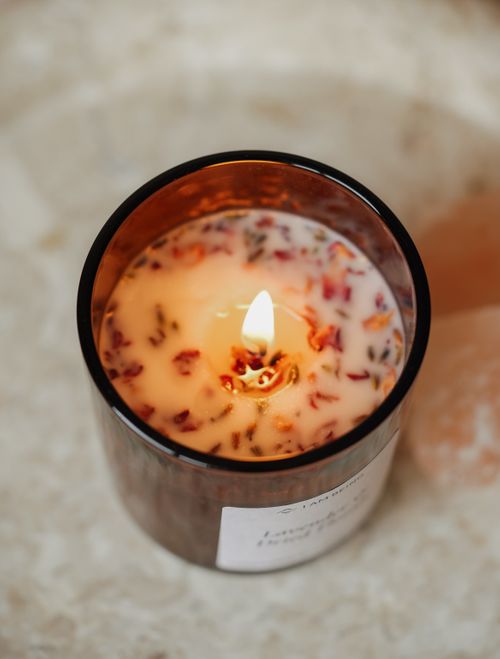 Lavender & Dried Floral Candle
