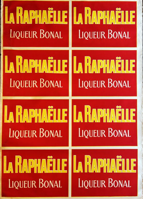 La Raphaelle Liqueur Bonal 1920’s~30’s (red)