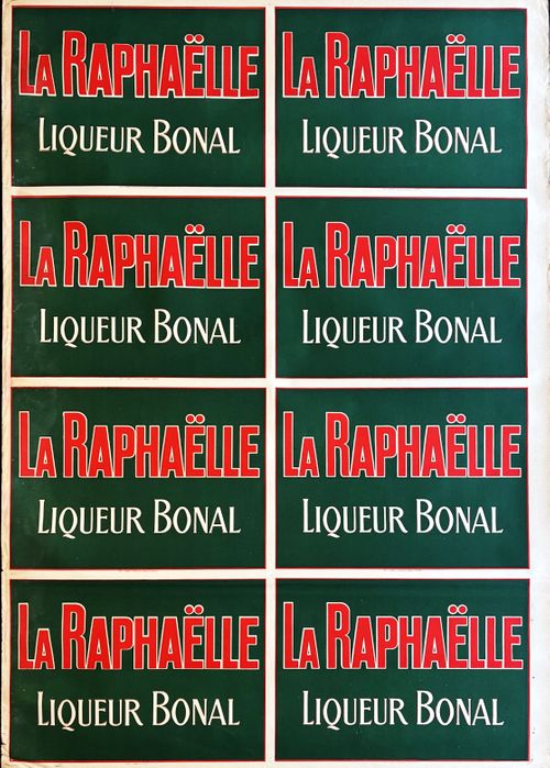 La Raphaelle Liqueur Bonal c.1920's~30's (green)