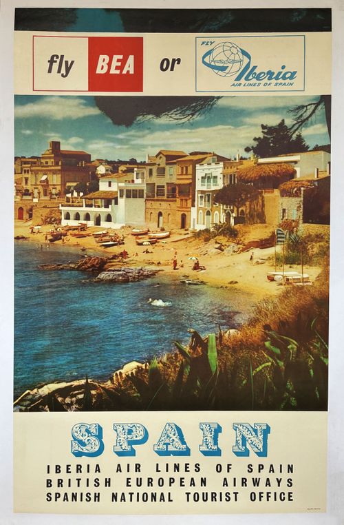 Fly BEA or Iberia SPAIN c.1964