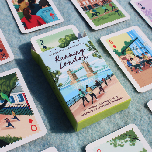 Running London Playing Cards
