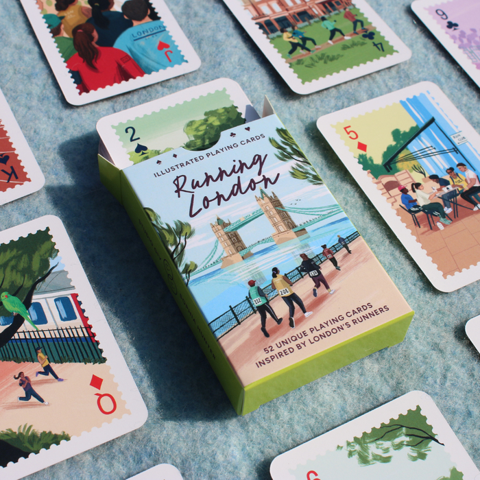 Running London Playing Cards