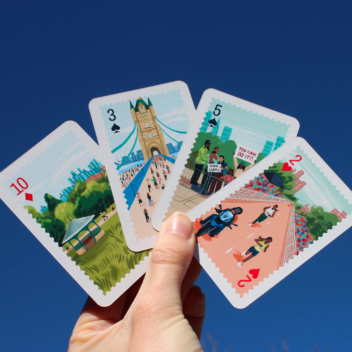 Running London Playing Cards