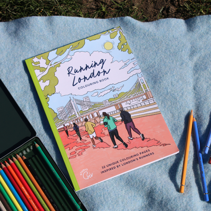 Running London Colouring Book