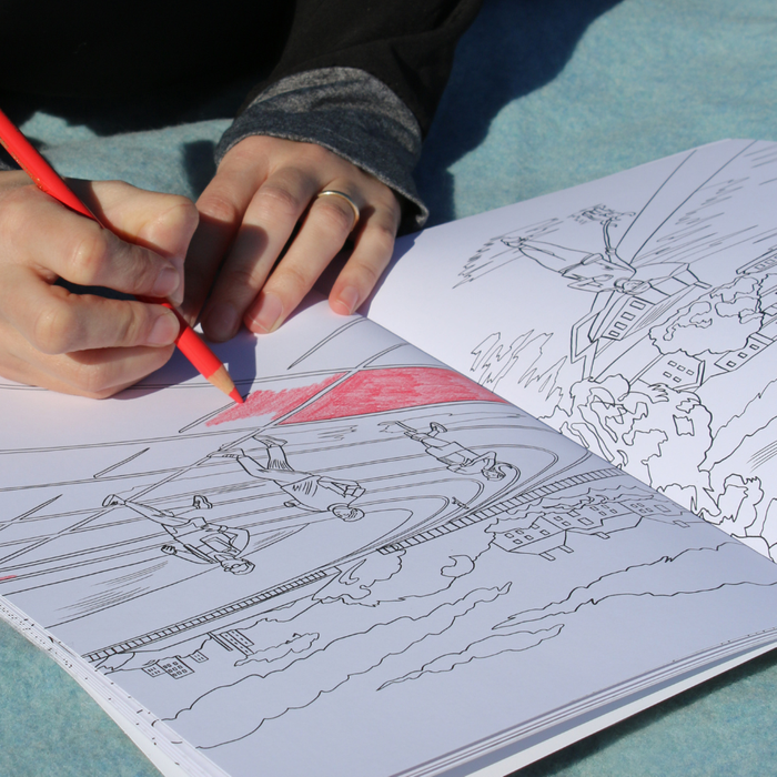 Running London Colouring Book