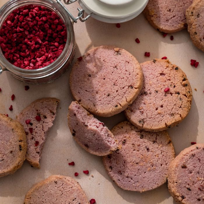 Raspberry Flavoured Shortbread