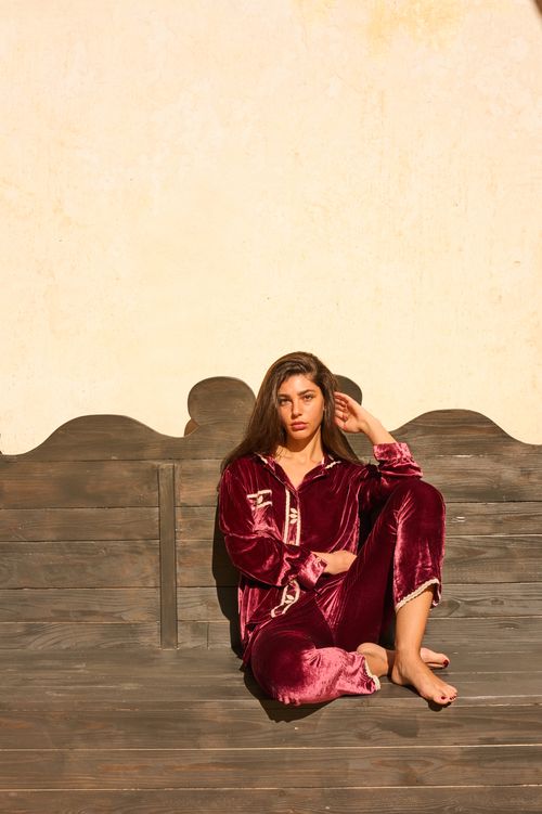 Bordeaux Luxury Pyjama Set