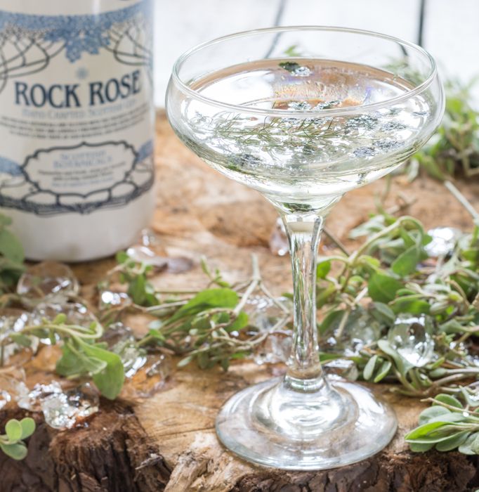 Rock Rose Gin Citrus Coastal