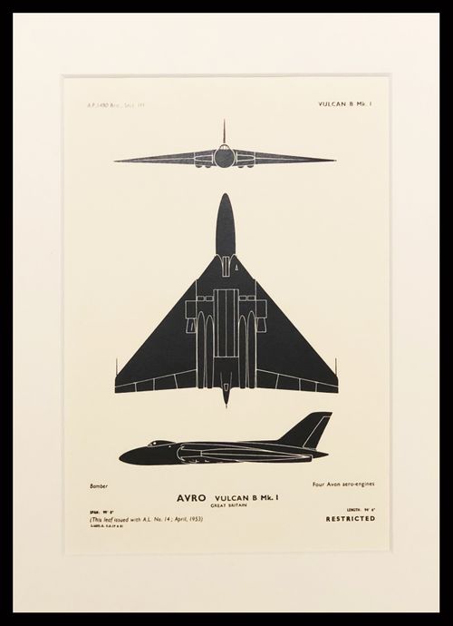 Vulcan (REPRO A4) Recognition Silhouette