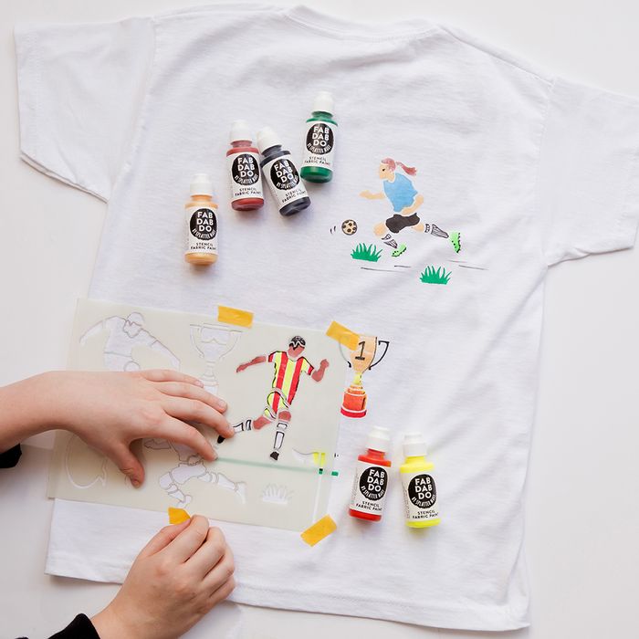 Mess Free Fabric Paints and Stencils