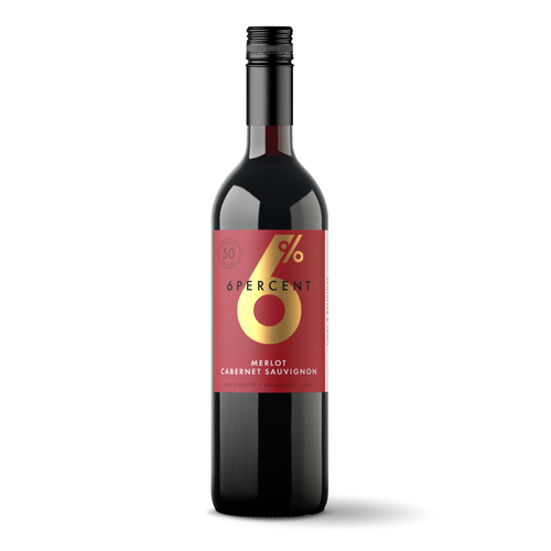 6Percent Merlot & Cabernet Sauvignon Red Wine, Bordeaux, France