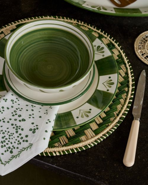 Helecho Green tableset 