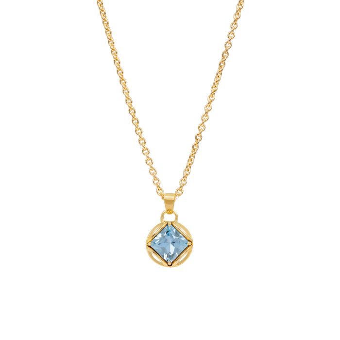 Davina Combe Jewellery | Blue Topaz Ravello Drop Necklace