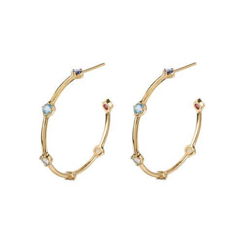 Davina Combe Jewellery | Large Rainbow Hoops