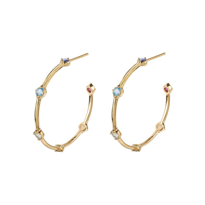 Davina Combe Jewellery | Large Rainbow Hoops