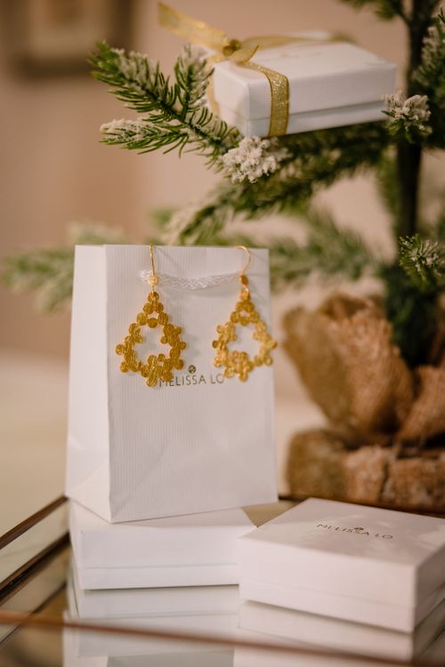 Ana Drop Earrings Blue Topaz 