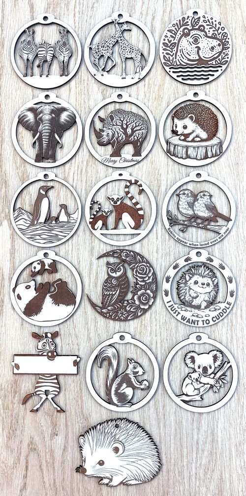 Laser-cut, home-made Products
