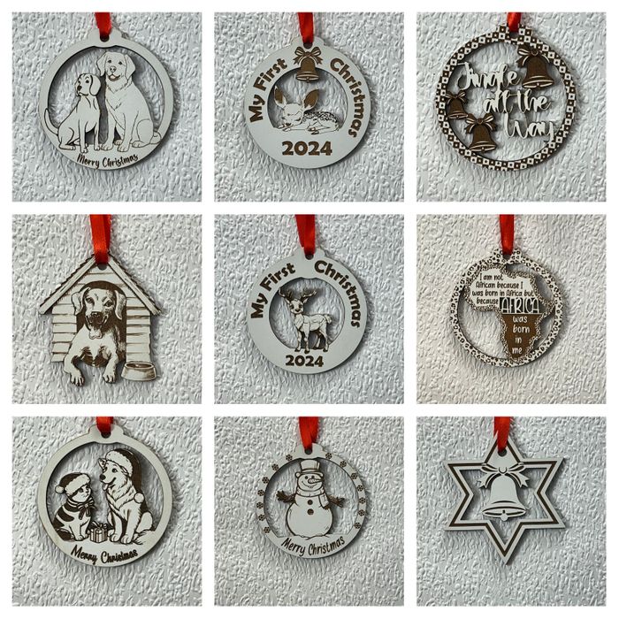 Laser-cut, home-made Products