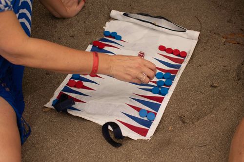 The Travel Backgammon set