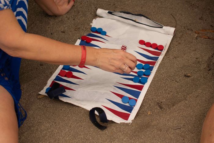 The Travel Backgammon set