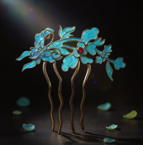Iris Hairpin — Agate