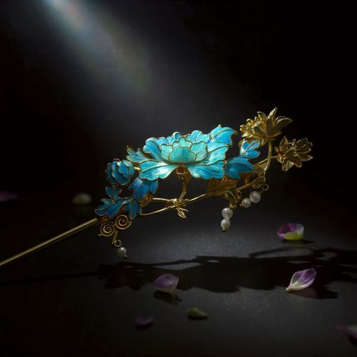 Vintage Floral Hairpin