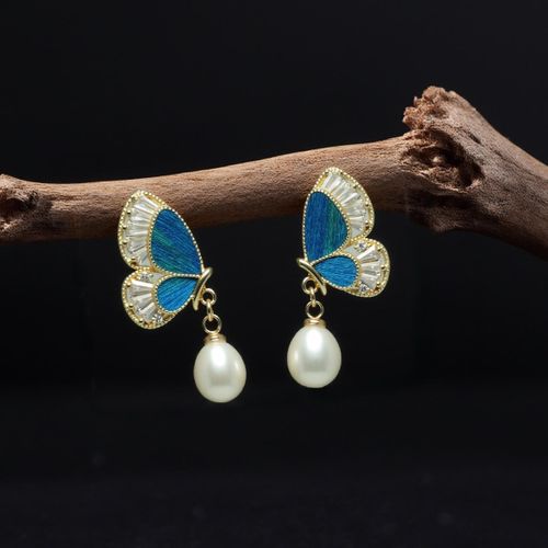Butterfly Pearl Drops