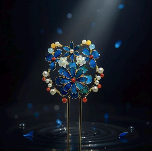 Fine Floral Hair Pin