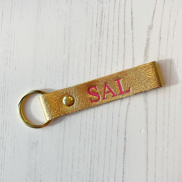 Personalised Leather Keyrings