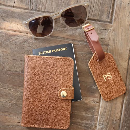 Personalised Leather Travel Wallets