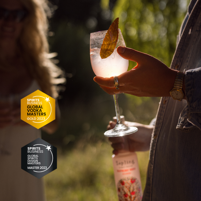 Naturally Smooth Sapling Raspberry Vodka with Hibiscus