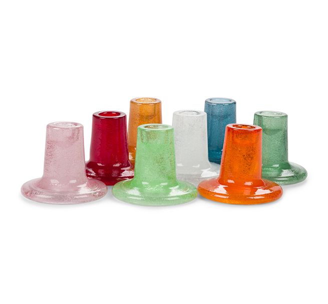 Glass Candle Holders 