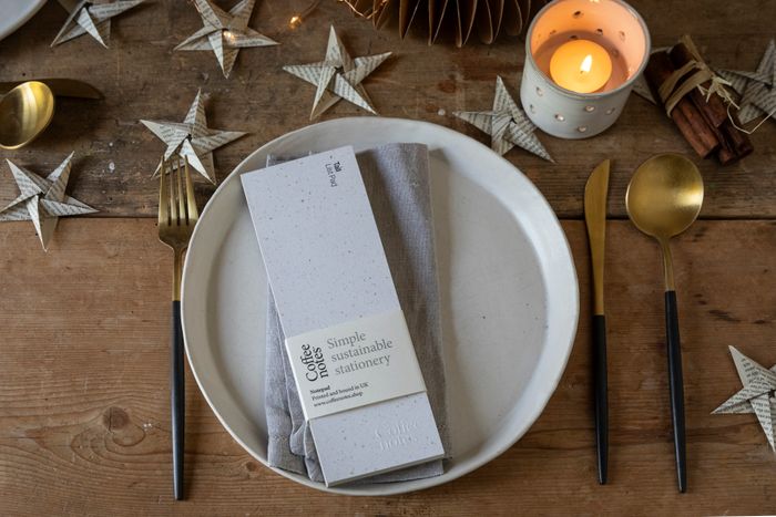 Sustainable gift giving - Coffeenotes Notebooks and Planners made from recycled coffee cups