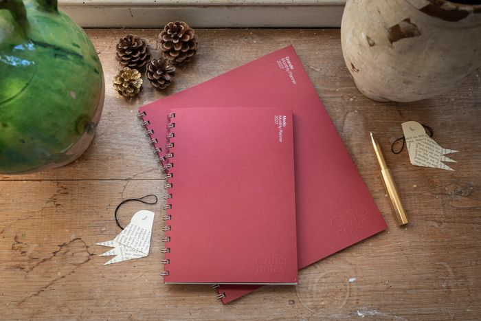Sustainable gift giving - Coffeenotes Notebooks and Planners made from recycled coffee cups