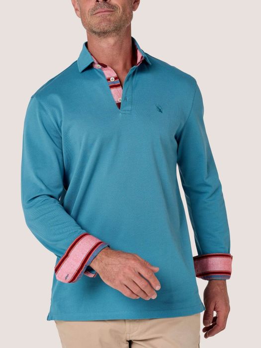 Long Sleeve Polos - Premium Cotton Piqué