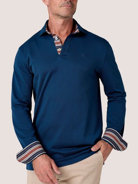 Long Sleeve Polos - Premium Cotton Piqué