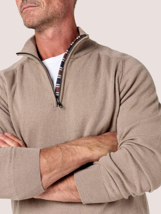 Quarter Zip Jumpers - Italian Merino Wool