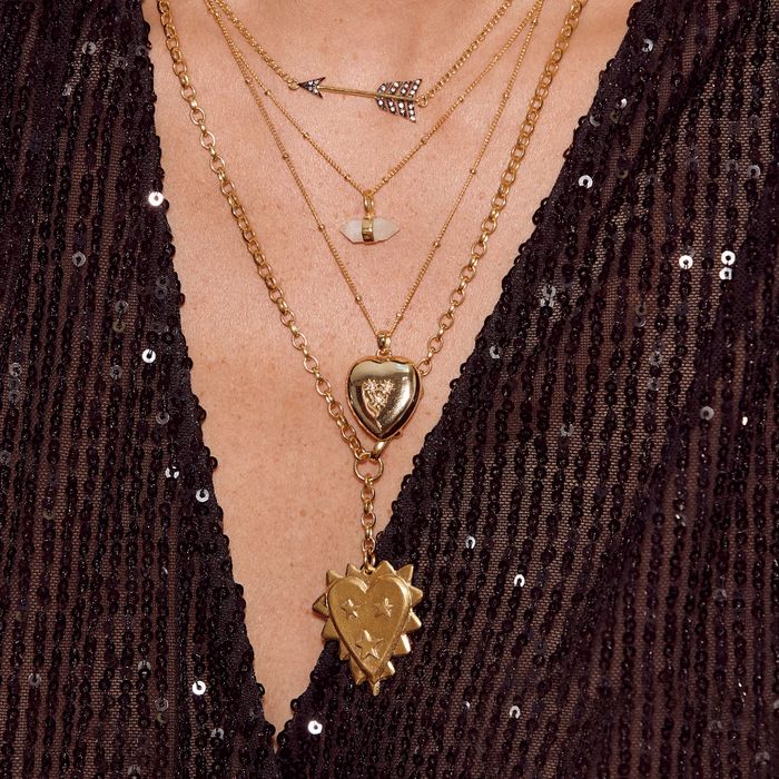 Jagged heart Necklace
