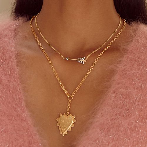 Jagged heart Necklace