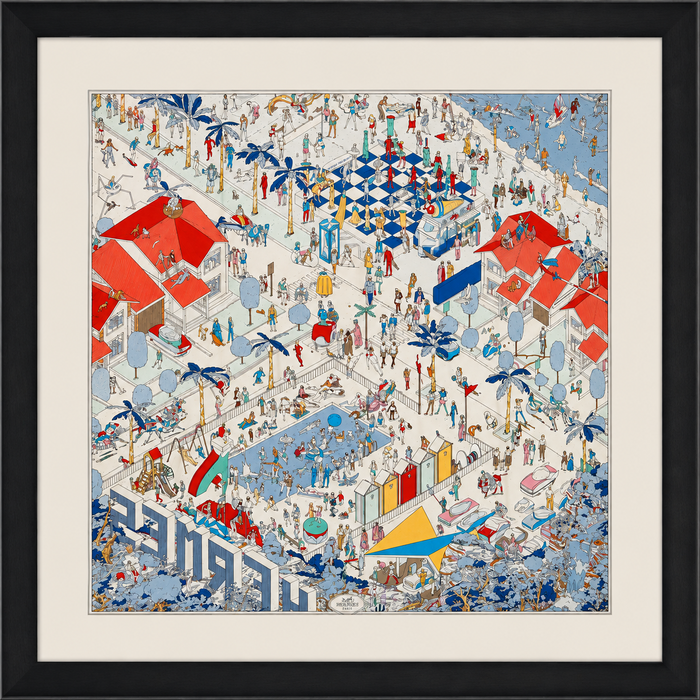 Vintage Framed Scarves