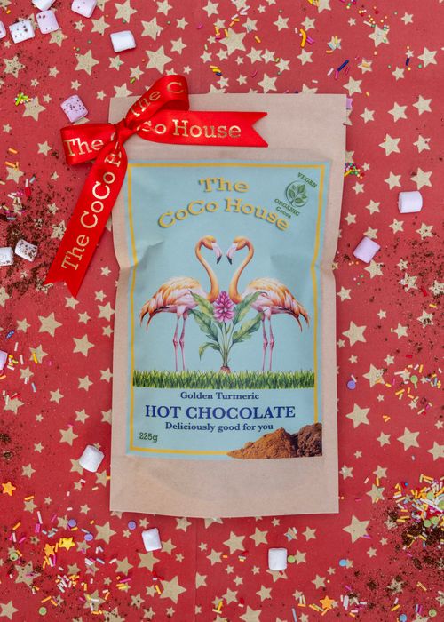 Gold turmeric, hot chocolate