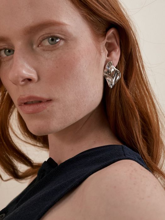 Ivy Statement Ripple Earrings