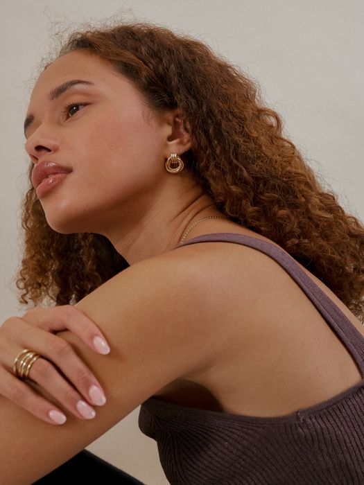 Jayne Classic Twisted Swirl Earrings