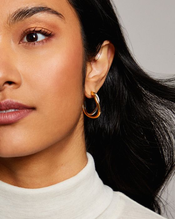 Chelsea Intertwined Mixed Metal Earrings