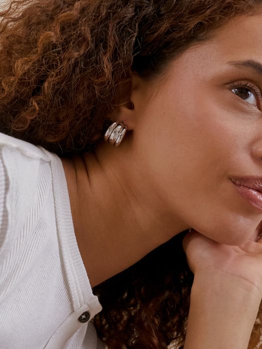 Birdy Shiny Bubble Stud Earrings