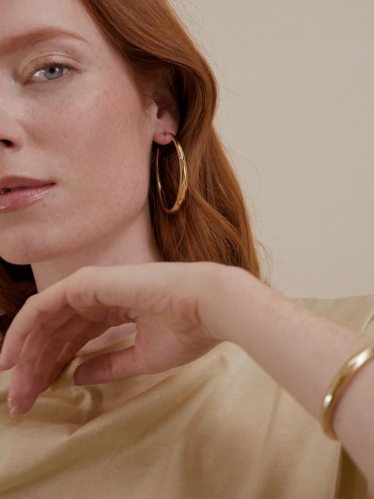 Cici Large Hoop Earrings