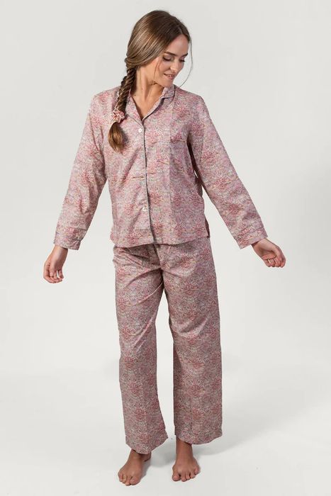 Paloma Bird Pink Long Pyjama Set