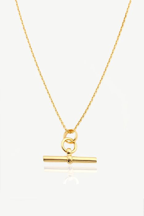 18ct Heritage T-Bar Necklace